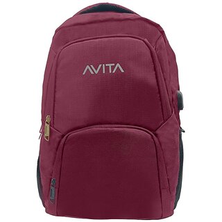 AVITA Everyday Compact 15.6-inch Laptop Backpack with USB Charging Port (YSB1A1IN016P)