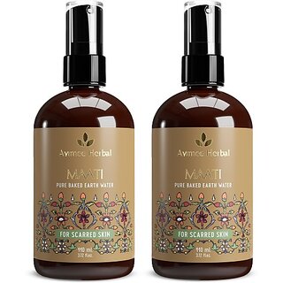                       Avimee Herbal Maati Pure Baked Earth Water | Oil And Acne Free | Multani Mitti | 2*110Ml Men & Women (220 Ml)                                              