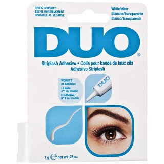 DUO Eyelash Adhesive Clear  7 gms - Transparent  Formaldehyde Free  Paraben Free  Sulphate Free  Waterproof  Ideal
