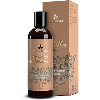                       Avimee Herbal Ortho Cp Massage Oil | For Joint & Nerve Pain | Eucalyptus, Myrrh Oils (100 Ml)                                              