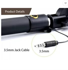 Unvira Cable Selfie Stick (Black)
