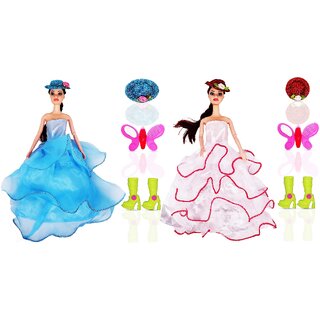                       Aseenaa Combo Baby Dolls for Girls with Accessories  Baby Doll Toys for Kids  Cute Doll Toy Set for Girl for Birthday                                              