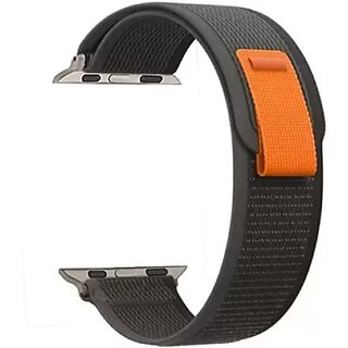                       Watch Ultra 49 Mm, 45 Mm, 44 Mm, 42 Mm Smart Watch Strap (Black) 4 Mm Fabric Watch Strap (Black)                                              