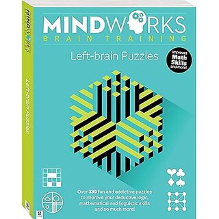                       Mindworks Brain Training Over 320 puzzles Bind-up Left Brain                                              