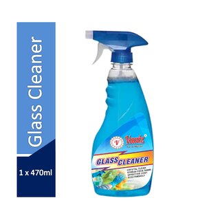                       Vaaiz Glass Cleaner Mirror Cleaner Spray removes dirt, grime, fingerprints, and smudges from glass surface 470 ml                                              