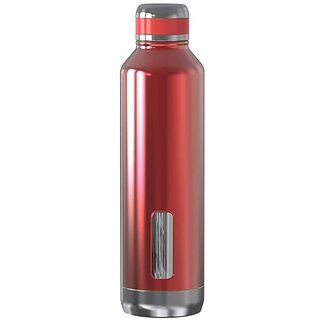                       Nouvetta - Elite Double Wall Bottle 750ML - Red - (NB19025)                                              