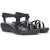 RAHEGAS Women's Fashion Sandal Soft, Stylish Flats for Casual  Formal Wears (Black)