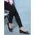 RAHEGAS Women's Stylish Slip-On Bellies  Ballerina Comfortable Wedge Heels, Soft Ballet Flats (Black)