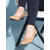 RAHEGAS Women's Stylish Slip-On Bellies  Ballerina Comfortable Wedge Heels (Tan)