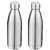 Aseenaa Stainless Steel Double Walled Flask Bottle, Hot and Cold, 500ml, 2 Unit, Silver