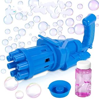                       H'ent Bubble Machine, 8-Hole Bubble Gun Outdoor Toy                                              