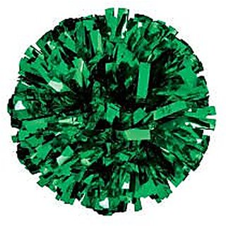 Kaku Fancy Dresses Cheerleading Pompom Use For Kids Dance Party / Sports Day - Green - Pack of 5 Pairs Kaku Fancy Dresses Cheerleading Pompom Use For Kids Dance Party / Sports Day - Green - Pack of 5 Pairs