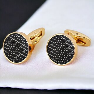                       LUCKY JEWELLERY Men Jewelry Sleeve Button Cuff Shirt Button, Blazer Cufflinks Pair Set For Men (440-CHC4-1102)                                              
