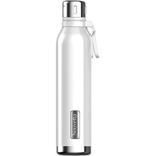                       Nouvetta - Spice Double Wall Stainless Steel Flask Bottle, 1000 ml - White - (NB19432)                                              