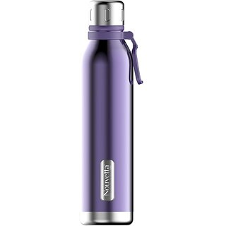                       Nouvetta Spice Double Wall Stainless Steel Flask Bottle, 1000 ml- Purple - (NB19436)                                              