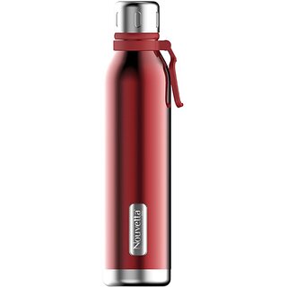                      Nouvetta Spice Double Wall Stainless Steel Flask Bottle, 1000 ml- Red - (NB19437)                                              