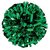 Kaku Fancy Dresses Cheerleading Pompom Use For Kids Dance Party/ Sports Day - Green - Pack of 2 Pairs