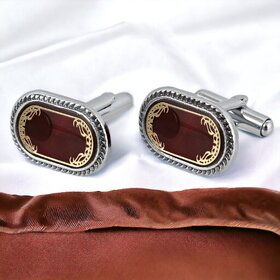 Lucky Jewellery Unique Men Jewelry Sleeve Button Cuff Shirt Button, Blazer Cufflinks Pair Set For Men (370-CHC54-1120-S)
