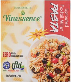Vinessence Sprouted Foxtail Millet Pasta  No Maida, Not Fried, No Preservatives  175Gram