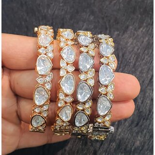                       Uncut polki bangles                                              