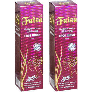                       Faiza Moisture Balancing Whitening Face Wash - 70ml (Pack Of 2)                                              