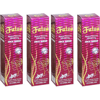 Faiza Moisture Balancing Whitening Face Wash - 70ml (Pack Of 4) Faiza Moisture Balancing Whitening Face Wash - 70ml (Pack Of 4)