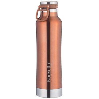                       Nouvetta Jet Double Wall Stainless Steel Flask Bottle, 1000 ml - Copper - (NB19445)                                              