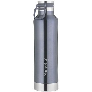                       Nouvetta Jet Double Wall Stainless Steel Flask Bottle, 1000 ml - Grey - (NB19446)                                              