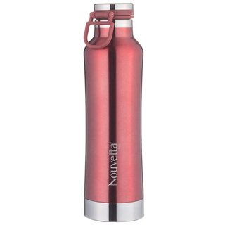                       Nouvetta Jet Double Wall Stainless Steel Flask Bottle, 1000 ml - Pink - (NB19447)                                              