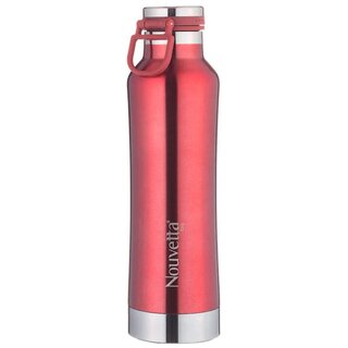                       Nouvetta Jet Double Wall Stainless Steel Flask Bottle, 1000 ml - Red - (NB19448)                                              