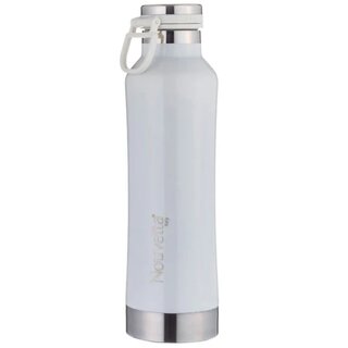                       Nouvetta Jet Double Wall Stainless Steel Flask Bottle, 1000 ml - White - (NB19451)                                              