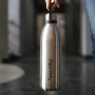                       Nouvetta Tango Double Wall Stainless Steel Flask, 1500 ml, Silver - (NB19000)                                              
