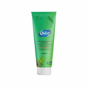 Quest herbal natural glow  neem face wash (50gm)