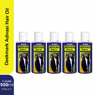 DEEMARK Adivasi Hair Oil Natural JadiButi Hair Oil For Hair Growth Hair And Healthy Shiny Hair Oil (500 ml)