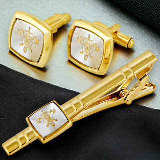 LUCKY JEWELLERY Men Jewelry Cufflink with Tie Pin Shirt Button Cufflinks and Tie Pin Set For Men (370-CHC5-1125) LUCKY JEWELLERY Men Jewelry Cufflink with Tie Pin Shirt Button Cufflinks and Tie Pin Set For Men (370-CHC5-1125)