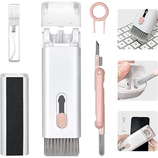                       Aseenaa 7 in 1 Electronic Cleaner Kit, Keyboard Cleaner Kit with Brush, 3 in 1 Cleaning Pen for AirPods, Multifunctional                                              