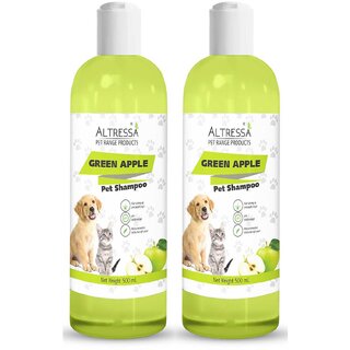                       Altressa Green Apple Dogs Grooming Products 1000ml Pack of 2                                              