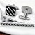 LUCKY JEWELLERY Men Jewelry Cufflink with Tie Pin Shirt Button Cufflinks and Tie Pin Set For Men (352-CHC5-1115-S)