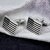 LUCKY JEWELLERY Men Jewelry Cufflink with Tie Pin Shirt Button Cufflinks and Tie Pin Set For Men (352-CHC5-1116-S)