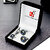 LUCKY JEWELLERY Men Jewelry Cufflink with Tie Pin Shirt Button Cufflinks and Tie Pin Set For Men (370-CHC5-1119-S)
