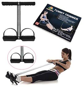CONSONANTIAM Tummy Trimmer Stomach And Weight Loss Equipment For Abs Workout Stomach Exercise Machine For WomenAndMen Exercise In Gym Home For Abdominal Workout Belly Exercise Waist Trimmer Black