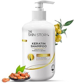 The Skin Story Keratin Shampoo , Instant Anti -Frizz , 190ml