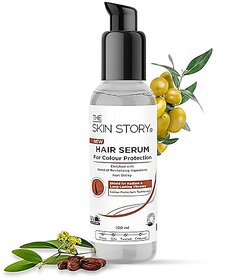 The Skin Story Hair Smoothening Serum Non Sticky Uv Protection Jojoba Argan  Olive Oil (100 ml)