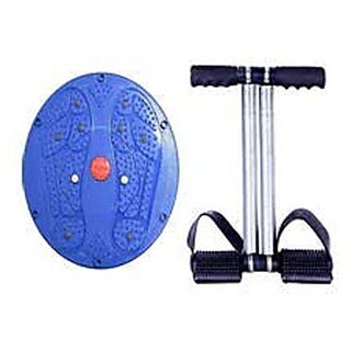                       RKR Tummy Trimmer -Twister Combo Abs Exercise Fitness Equipment Home Gym for Men and Women                                              