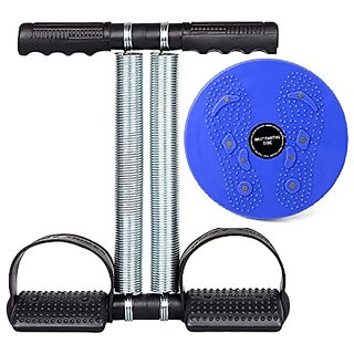                       SIDHMART Tummy Trimmer | Twister Combo | Abs Exercise Fitness Equipment for Home Gym | Achieve Core Strength Ideal for Men and Women                                              