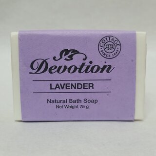                       Devotion lavender natural bath soap 75grms                                              