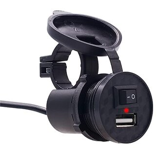 Srphere 12V Motorcycle Electronics Charger Waterproof Usb With Switch Charger Motorbike Motorcycle Car Phone Power Socket
