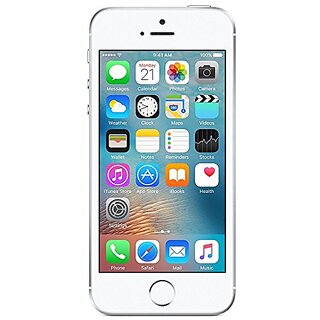 (Refurbished) Apple iPhone SE (Silver 2GB RAM 32GB Storage) - Grade A++