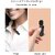 2 in 1 K8 Wireless Microphone, Digital Mini Portable Recording Clip Mic with Receiver for All Type-C Lightning Mobile Phones Camera Laptop for Vlogging YouTube Online Class, Zoom Call