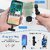 2 in 1 K8 Wireless Microphone, Digital Mini Portable Recording Clip Mic with Receiver for All Type-C Lightning Mobile Phones Camera Laptop for Vlogging YouTube Online Class, Zoom Call